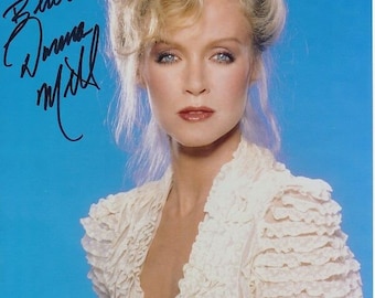 Donna mills autographed signed knots landing abby ewing photograph - to patrick