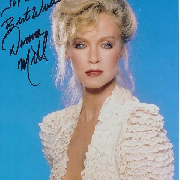 Donna mills autographed signed knots landing abby ewing photograph - to patrick