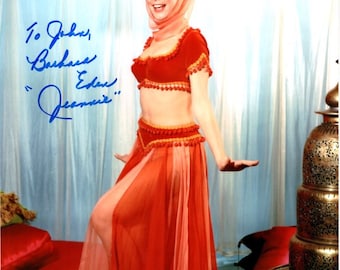 Barbara Eden signierte 20x30 I Dream of Jeannie Photo - tom