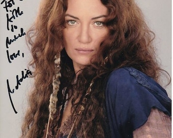 Natalia Worner, photographie autographiée signée 8 x 10 les piliers de la terre - à lori