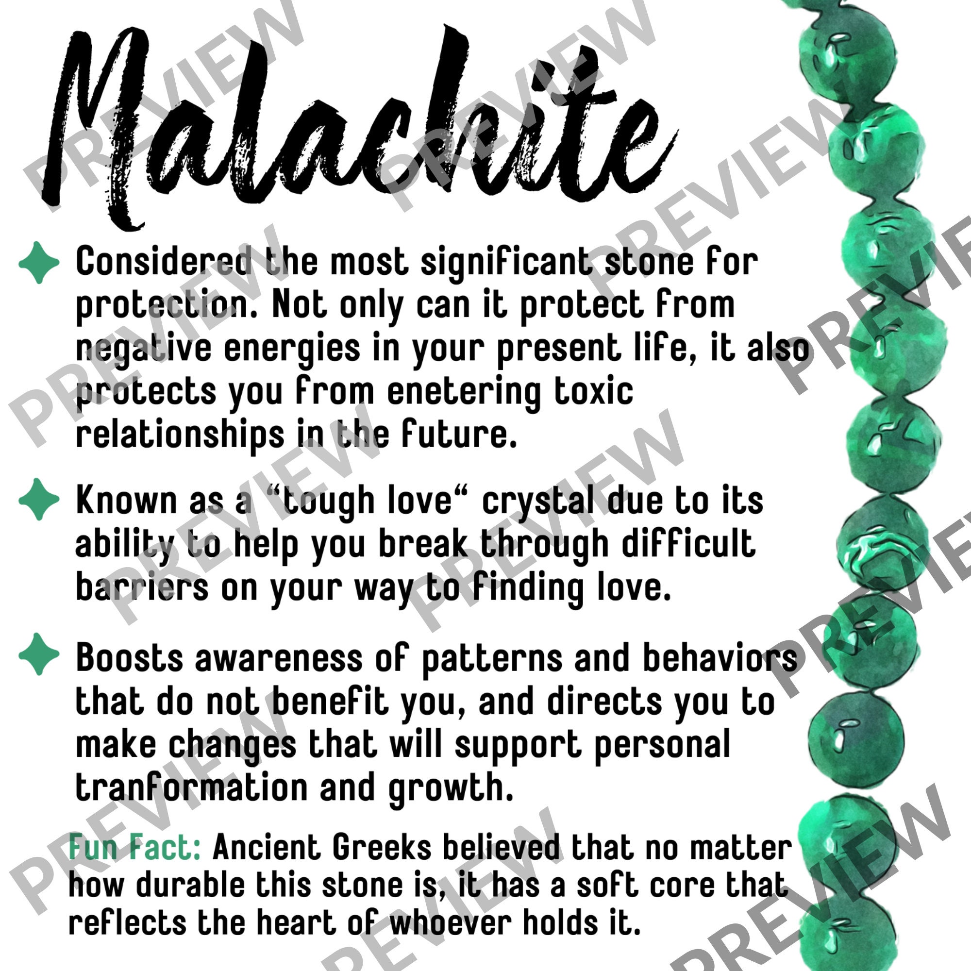 Malachite meaning discount