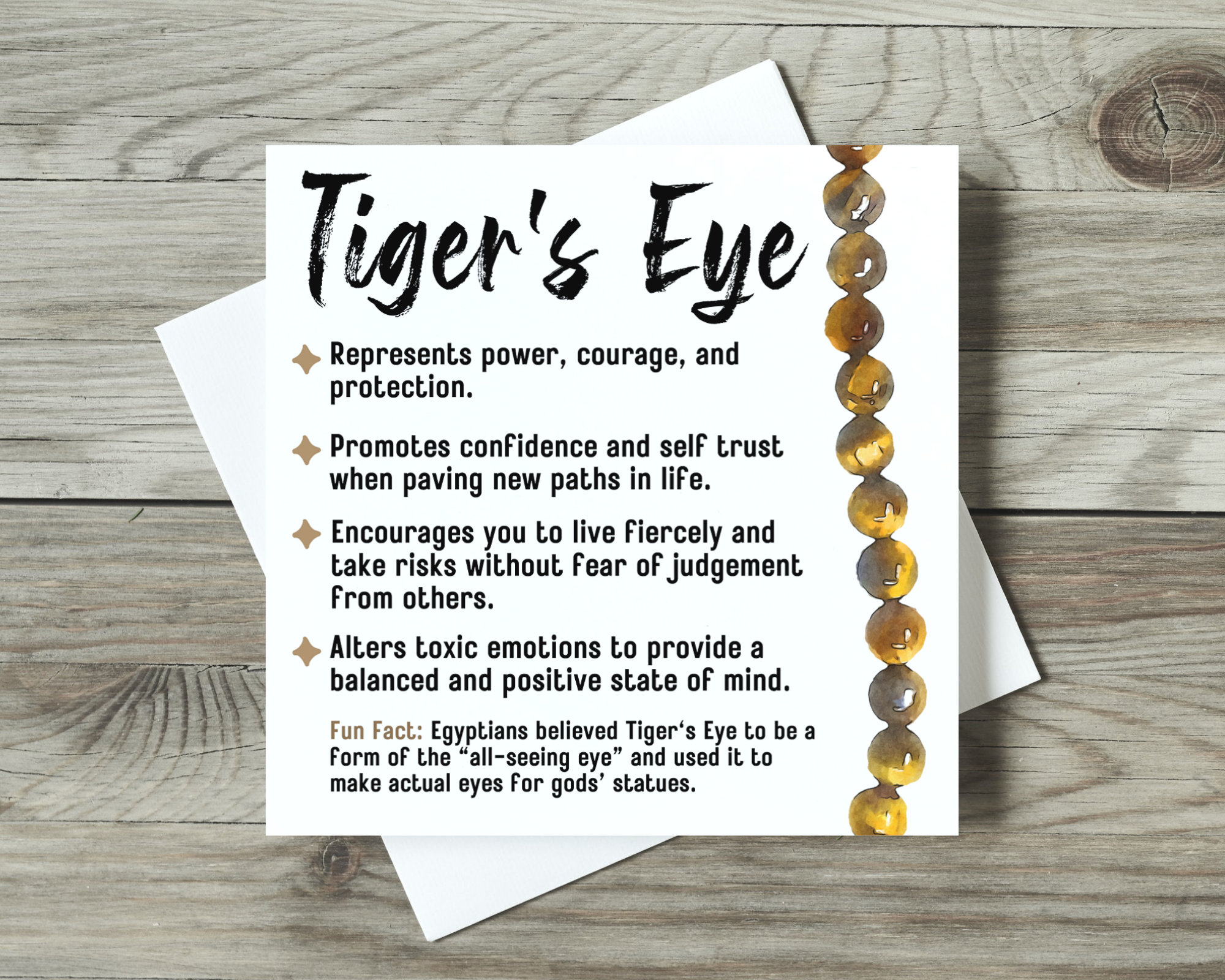 What is tiger's eye used for deals