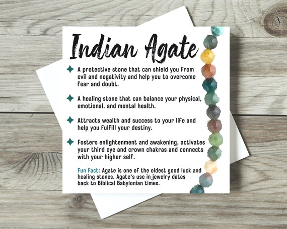 Indian agate stone meaning discount
