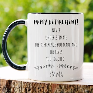 Funny Retirement Gift, Retirement Gifts for Women Man, Custom Retired Gift, Retired 2023 Mug, Happy Retirement Gifts Idea Coworkers
