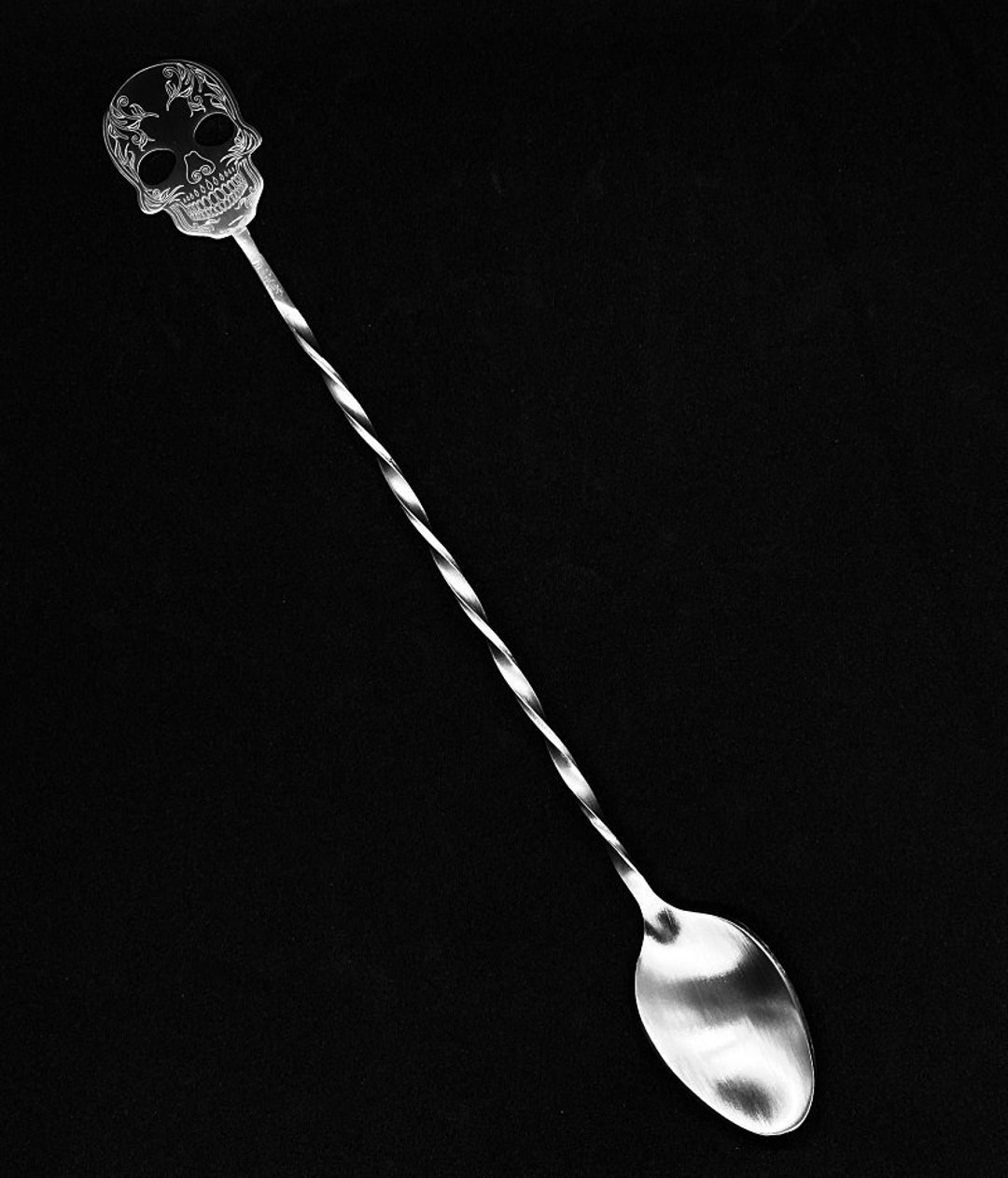 Bar Boss Skull Spoon 30 Cm Etsy