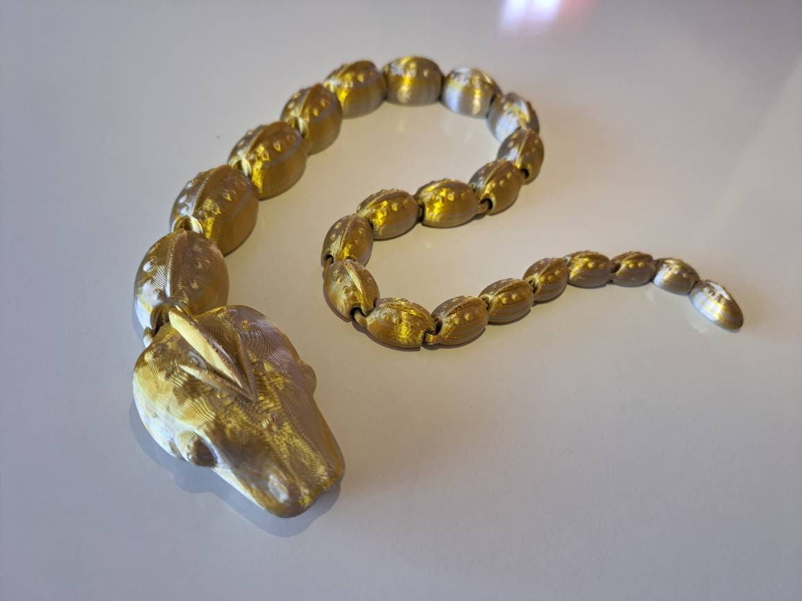 Serpent Articulé en Impression 3D