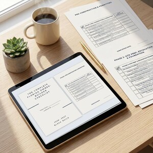 Printable Home Construction Planner/Checklist, Budget Binder, New Build Checklist, Project Planner