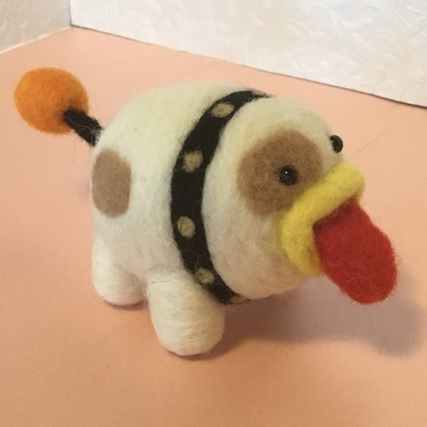 Wool Poochy Needle felted from the Yoshi Series