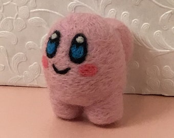 Among Us Kirby Needle Felted Figure