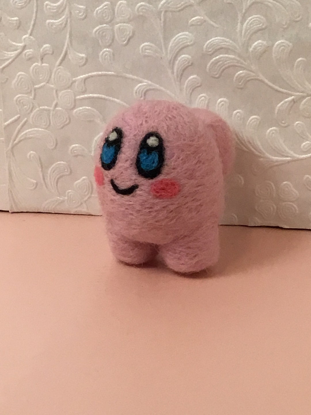 Among Us Kirby Needle Felted Figure Etsy