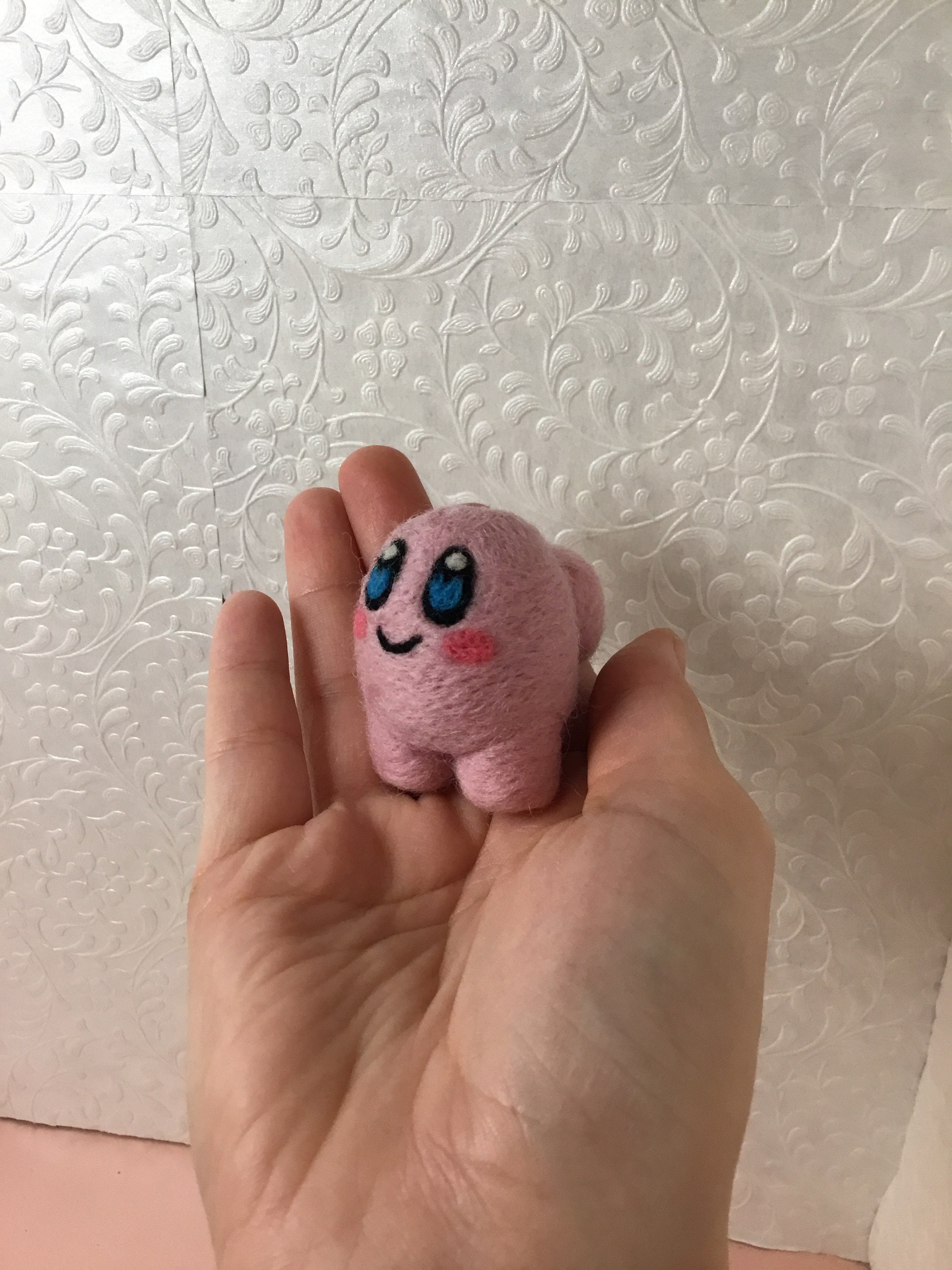 Among Us Kirby Needle Felted Figure Etsy Ireland