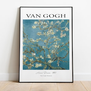 Vincent Van Gogh, Famous Paintings, Van Gogh Almond Blossom, Art Exhibition, Most Famous Paintings, Van Gogh Exhibition, Printable Wall Art
