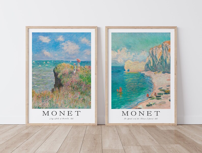 Monet Rocks Beach Claude Monet, Claude Monet French Artist, the Beach, Cliff Walk, Claude ...