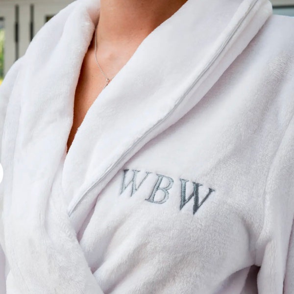 Luxury Mens Personalised Dressing Gown