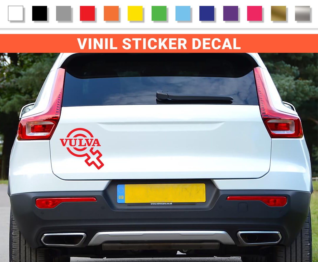 Funny Volvo Decal Sticker Vinyl Sticker for Car Window Car Etsy