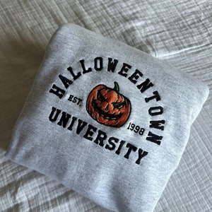 Halloweentown University Embroidered Sweatshirt | Fall Sweater | Halloweentown Crewneck | Halloween Sweatshirt | Halloweentown University