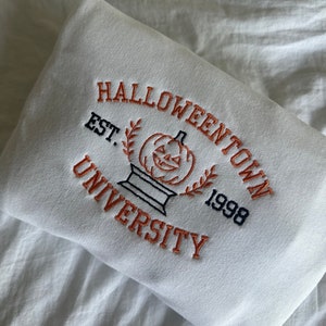 Halloweentown University Embroidered Sweatshirt | Fall Sweater | Halloweentown Crewneck | Halloween Sweatshirt | Halloweentown University