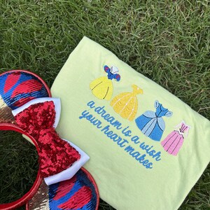 Embroidered Princess Shirt: Magic Kingdom Dress Tee
