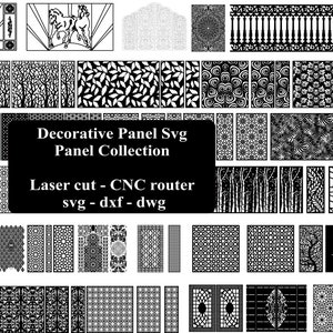 108 Wildlife Decorative Railing Panel Design, Panel Design For CNC, Cutting Machine Files, Metal Home Wall Decoration, Art Wall Cut Svg