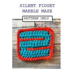 Silent Fidget Marble Maze Crochet PATTERN