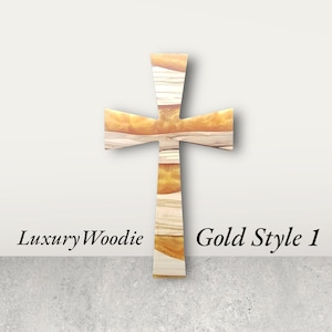 Custom Epoxy and Olive Wood Wall Cross, Wooden Wall Cross, Large wooden Wall Cross,Wall Crucifix