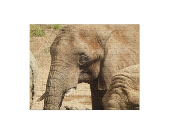 African Elephant Jigsaw Puzzle (252 and 520 pieces)