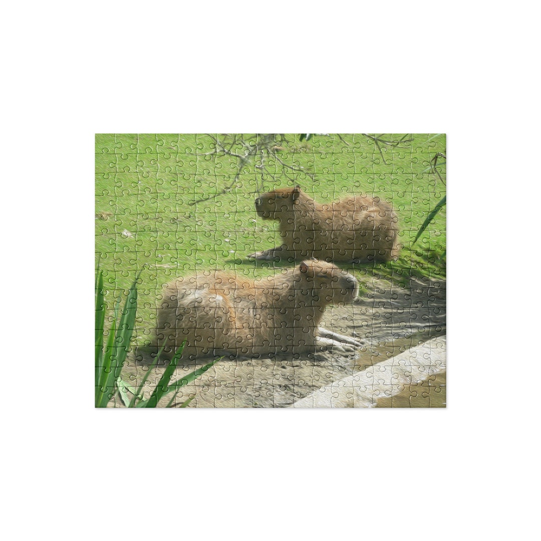 Capybara Sisters Jigsaw Puzzle (252 and 520 Pieces) - Etsy