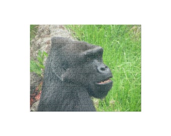 Gorilla Smiling Jigsaw Puzzle (252 and 520 pieces)