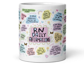 RN Mug, Registered Nurse Gift
