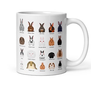 Rabbit Mug, Bunny Mug, Easter Mug, Cute Rabbit Gift, Rabbit Lover Gift, Rabbit Gift Idea, Rabbit Cup, Rabbit Birthday Gift, Bunny Rabbits