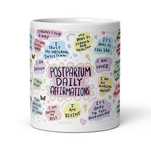 Postpartum Mug, New Baby Gift, Postpartum Gift, Postpartum Self Care, New Mom Gift, Childbirth Gift, New Mom Self Care, New Mum Gift