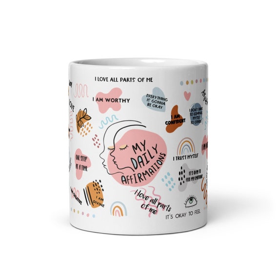 Daily Affirmations Mug, Self-Love Mug