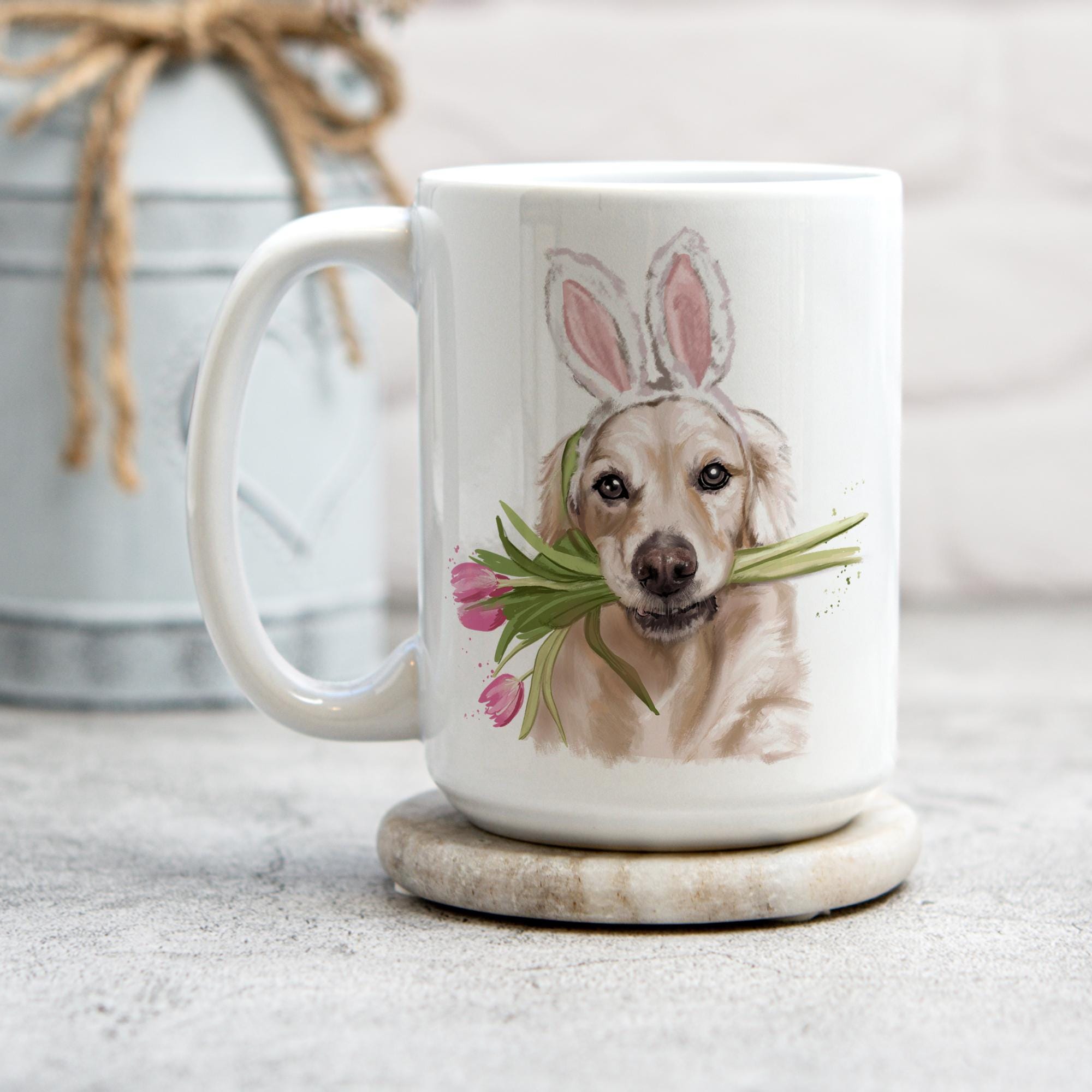 Personalized Corgi Mug Spring Corgi Gift Easter Corgi Gift Corgi Mom Gift Mothers Day Gift Coffee Lover Dog Coffee Mug Dog Lover Mug Pet Mug - Ireland