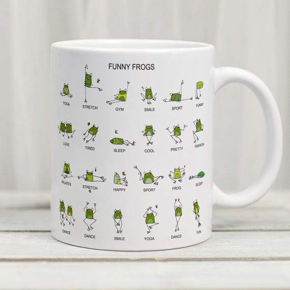 Frog Mug, Funny Frog Mug, Cute Frog Mug, Frog Lover Gift, Cute Frog Gifts, Funny Frog Gift