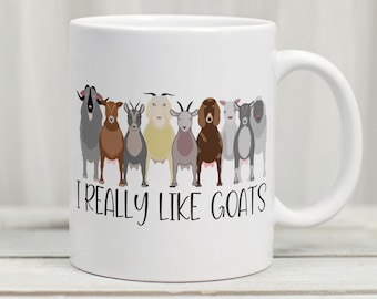 I Really Like Goats Mug, Goat Mug, Goat Lover Gift