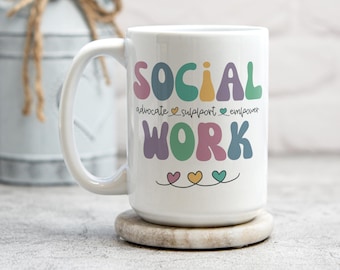 Social Worker Mug, Gift for Social Work