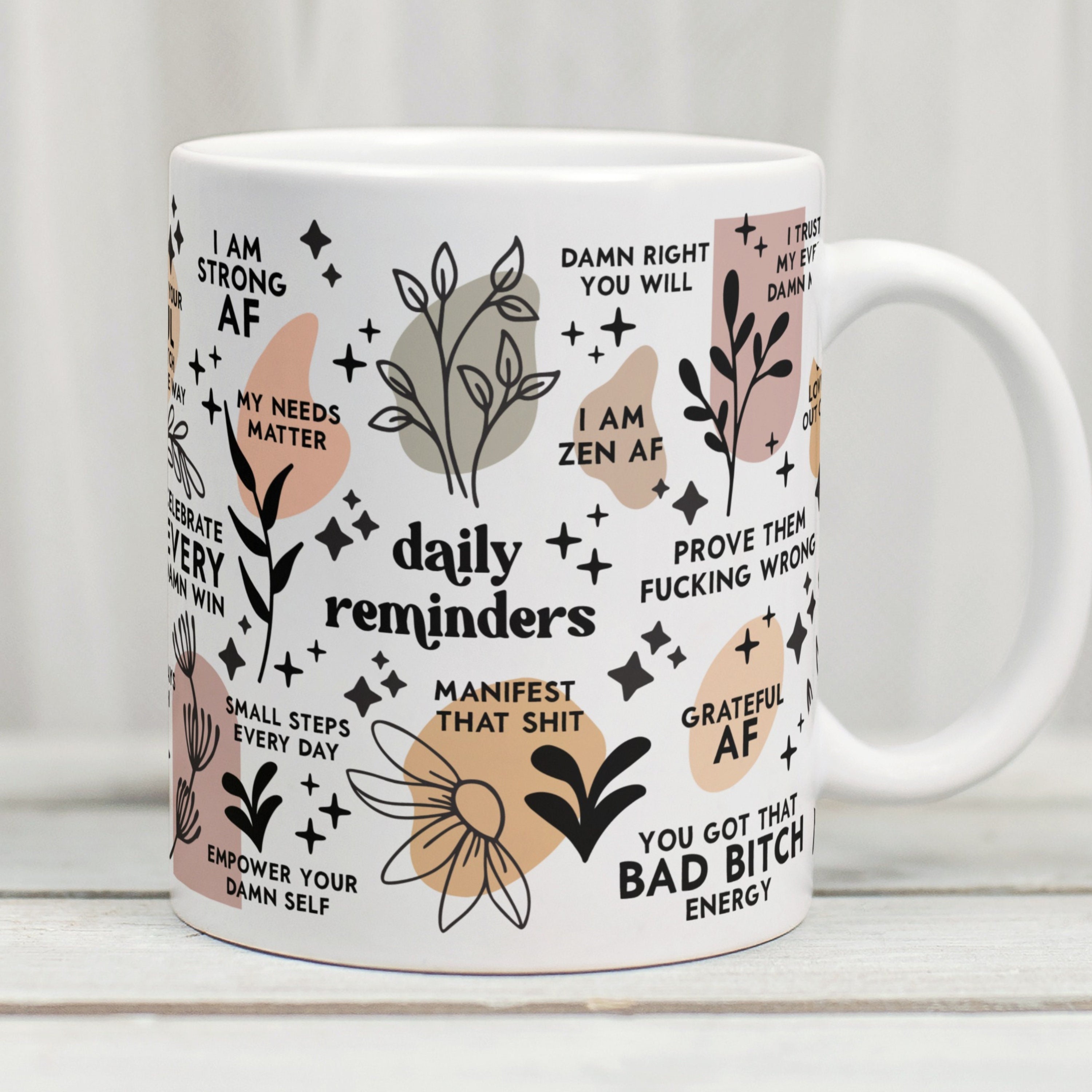 Tasse à café sexy avec inscription « Bitch » - 445 ml - Humour sexy - Cadeau  sexy pour elle - Cadeau pour petite amie : : Maison