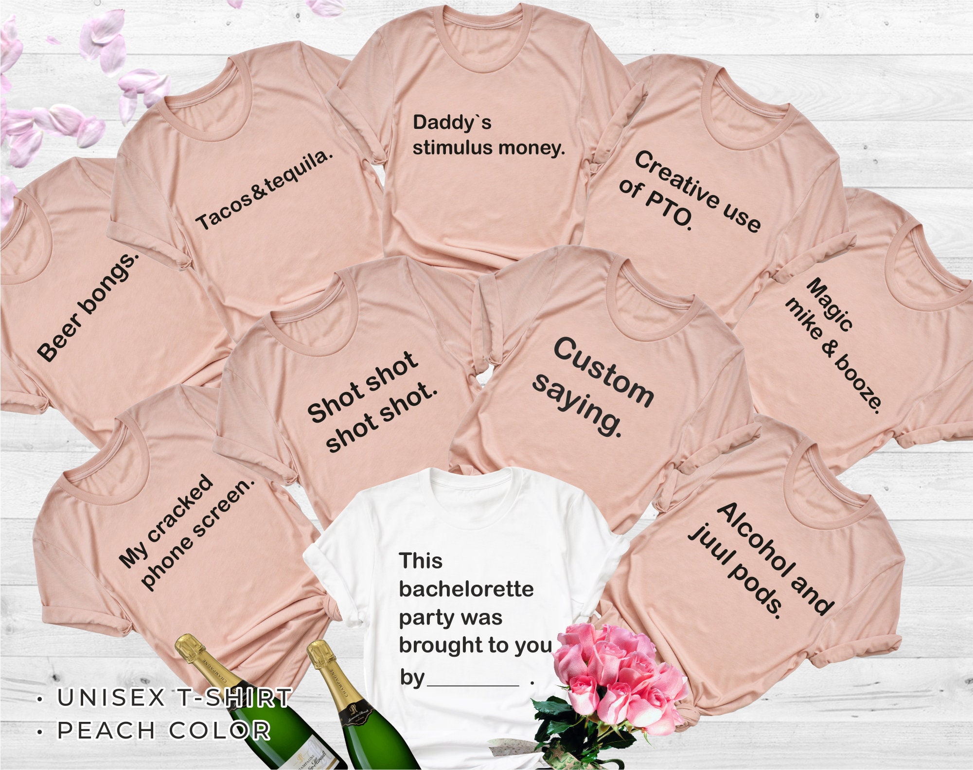 Cards Against Humanity Funny Bachelorette Party Shirts - Etsy