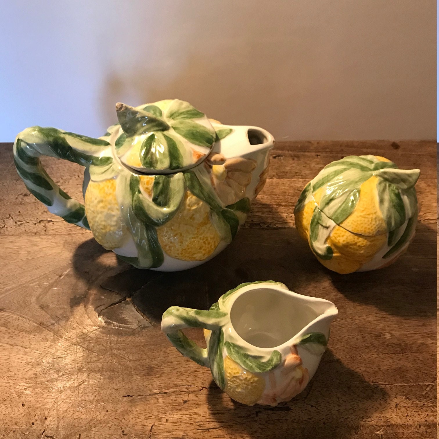 Théière Néo-Kitsch, Décor Citrons