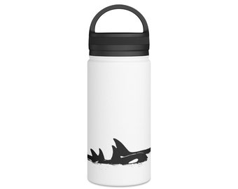 Orca Kawaii' Insulated Stainless Steel Water Bottle