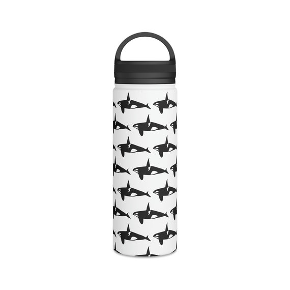 Killer Whale Water Bottle Orca Gifts Killer Whale Gifts for Nature Lovers  Ocean Animal Water Bottle Eco-friendly Water Bottles PNW 