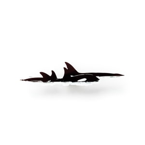 Orca Killer Whale Vinyl Sticker | Ocean Animal Stickers for Nature Lovers | Decal for Laptop, Water Bottle, Journal, and Car Bumper Sticker
