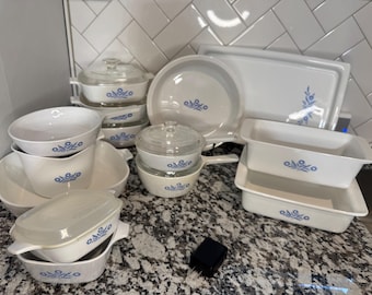 Corningware cornflower blue