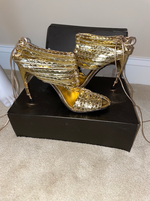 GUCCI TOM FORD python heels - image 6
