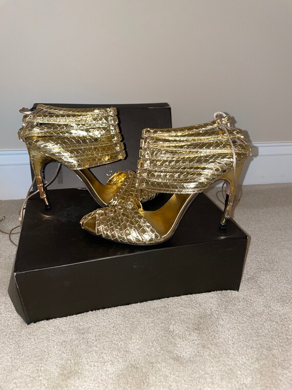 GUCCI TOM FORD python heels - image 5