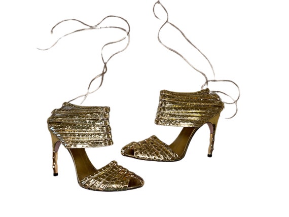 GUCCI TOM FORD python heels - image 1