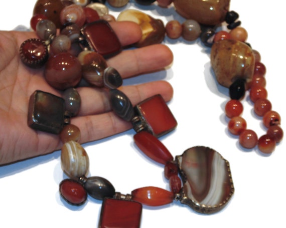 Authentic Massive Large Chunky Precious Stones Qu… - image 6