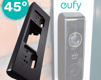 EUFY 45°-Halterung – Universelle Winkelhalterung für EUFY-Türklingeln – Inkl. Schrauben – Smart-Home-Zubehör