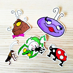 To Love a Ladybug Vinyl Stickers, Cute Sticker, Bug Sticker, Funny Animal Stickers, Sticker Gift Idea