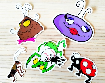 To Love a Ladybug Vinyl Stickers, Cute Sticker, Bug Sticker, Funny Animal Stickers, Sticker Gift Idea